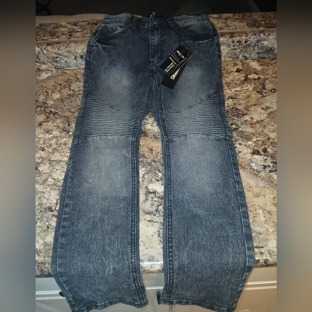 Road narrow size 14 black rinse boys jeans. Nyc. Designed and crafted .new - Picture 3 of 9